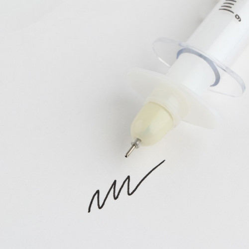 Ручка- шприц «На всё покладин», на подложке ArtFox