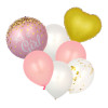 FNtastic Набор воздушных шаров, 7 шт, фольга 18", латекс 12", цвет розовый FNtastic