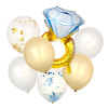 FNtastic Набор воздушных шаров, 7 шт, кольцо фольга 48x70см, латекс 12" FNtastic