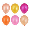FNtastic Набор шаров цвет металл, 10 шт, 12" 6 цветов (оранжевый, золото, розовый, винный) (производитель не указан)