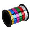 Лента подарочная голография разноцветная, 0,7 см х18 м (производитель не указан)