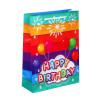 LADECOR Пакет подарочный бумажный, 18x24x7 см, 4 дизайна, С Днем Рождения, арт 1 LADECOR