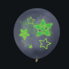 ВСЁГАЗИН Набор воздушных шаров с флуоресцентным покр. с рисунками, 3 шт, 12" ВСЁГАЗИН