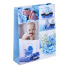 Пакет подарочный бумажный, 32x40x10 см, 128 гр, 4 дизайна, BABY (производитель не указан)